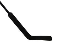 Goalie Carbon Fiber Ice Hockey Stick 1 Piece Moulding Fatigue Resistance
