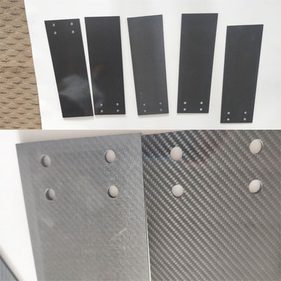 Szorstko wykończony panel z włókna węglowego o grubości 3 mm 3K Twill na części maszyn